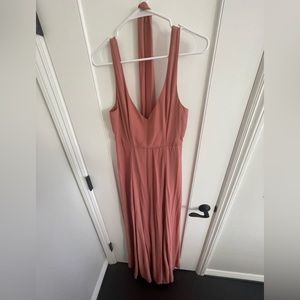 Show Me Your MuMu Jenn Maxi Bridesmaid Dress! Dusty Coral size M